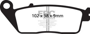 EBC BRAKE PADS V SERIES FA142V - DRIVEN Canada's Powersports 010142VFA142V