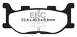 EBC BRAKE PADS V SERIES FA199V - DRIVEN Canada's Powersports 010199VFA199V