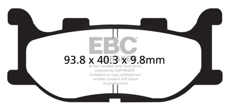 EBC BRAKE PADS V SERIES FA199V - DRIVEN Canada's Powersports 010199VFA199V