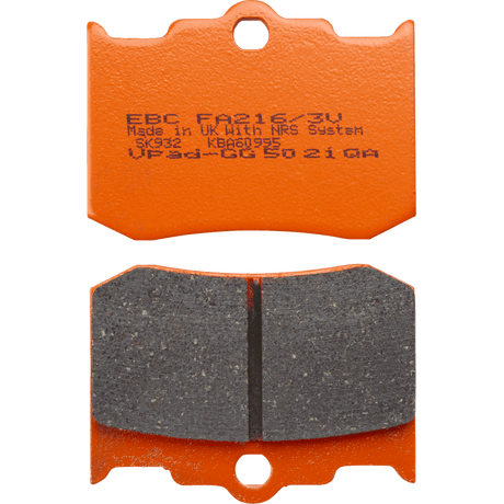 EBC BRAKE PADS V SERIES FA216/3V - DRIVEN Canada's Powersports 847943014981FA216/3V