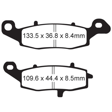EBC BRAKE PADS V SERIES FA229V - DRIVEN Canada's Powersports 010229VFA229V