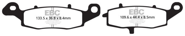 EBC BRAKE PADS V SERIES FA231V - DRIVEN Canada's Powersports 010231VFA231V