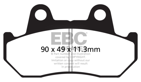 EBC BRAKE PADS V SERIES FA69/3V - DRIVEN Canada's Powersports 847943015322FA69/3V