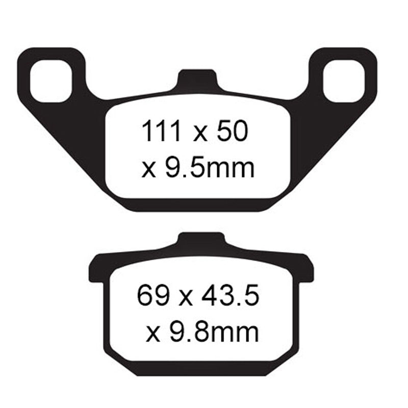 EBC BRAKE PADS V SERIES FA85V - DRIVEN Canada's Powersports 010085VFA85V