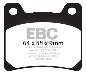 EBC BRAKE PADS V SERIES FA88V - DRIVEN Canada's Powersports 010088VFA88V