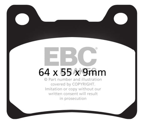 EBC BRAKE PADS V SERIES FA88V - DRIVEN Canada's Powersports 010088VFA88V