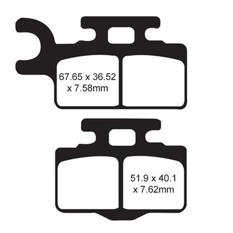 EBC BRAKE PADS X SERIES FA302X - DRIVEN Canada's Powersports 840655069683FA302X