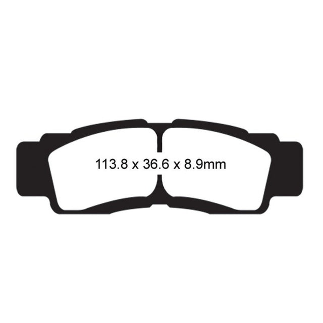 EBC BRAKE PADS X SERIES FA676X - DRIVEN Canada's Powersports 889668098051FA676X