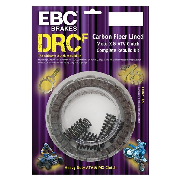 EBC DRCF SERIES CARBON FIBER CLUTCH KITS FOR OFF ROAD BIKES (DRCF70) - DRIVEN Canada's Powersports DRCF70DRCF70