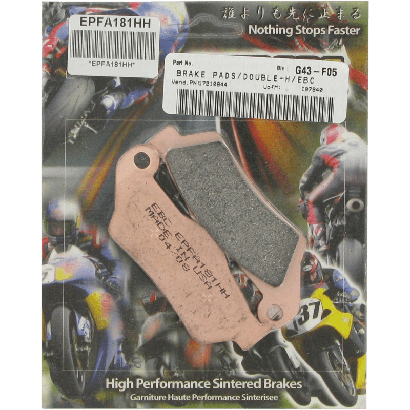 EBC EPFA181HH EXTREME PRO PAD SET - DRIVEN Canada's Powersports 840655057376EPFA181HH