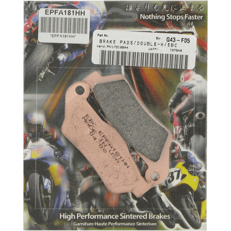 EBC EPFA181HH EXTREME PRO PAD SET - DRIVEN Canada's Powersports 840655057376EPFA181HH