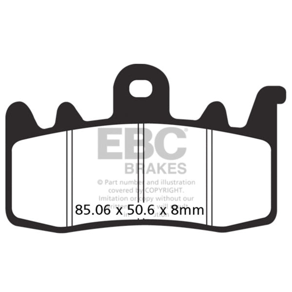 EBC GPFAX SINTERED RACE BRAKE PAD (GPFAX630HH) - DRIVEN Canada's Powersports 010GPFAX630HHGPFAX630HH