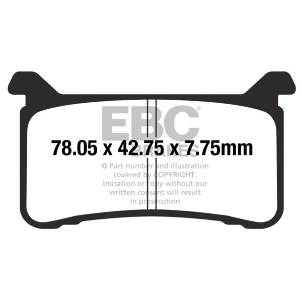 EBC GPFAX SINTERED RACE BRAKE PAD (GPFAX700HH) - DRIVEN Canada's Powersports 889668154801GPFAX700HH