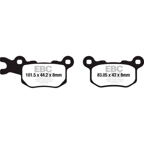 EBC "SV" SEVERE DUTY BRAKE PAD (FA685SV) - DRIVEN Canada's Powersports 779420706457FA685SV