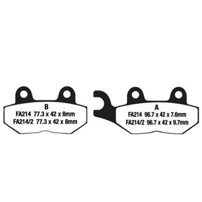 EBC V - PAD BRAKE PAD (FA214/2V) - DRIVEN Canada's Powersports 889668113327FA214/2V