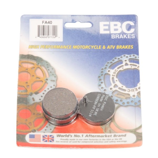 EBC "X" CARBON GRAPHITE BRAKE PAD (FA40) - DRIVEN Canada's Powersports 840655077299FA40
