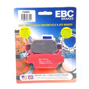 EBC "X" CARBON GRAPHITE BRAKE PAD (FA410X) - DRIVEN Canada's Powersports 840655077442FA410X