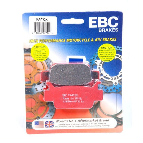 EBC "X" CARBON GRAPHITE BRAKE PAD (FA410X) - DRIVEN Canada's Powersports 840655077442FA410X