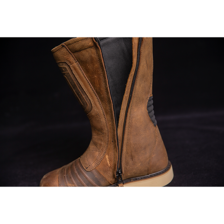 ICON BOOT ELSINORE2 CE Brown Detail - Driven Powersports