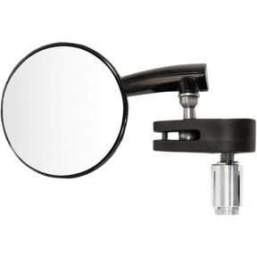 EMGO ALUMINUM ROUND BAR END MIRROR LEFT (BLACK) - DRIVEN Canada's Powersports 20 - 3404220 - 34042
