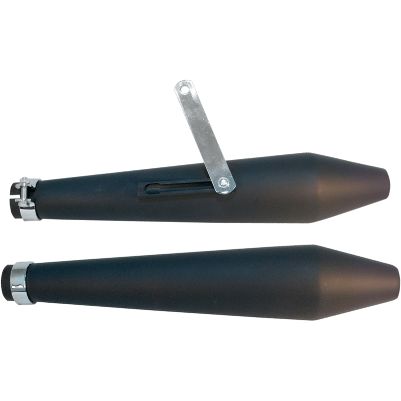 EMGO CAFE RACER MUFFLER MATTE BLACK - DRIVEN Canada's Powersports 80 - 8403380 - 84033