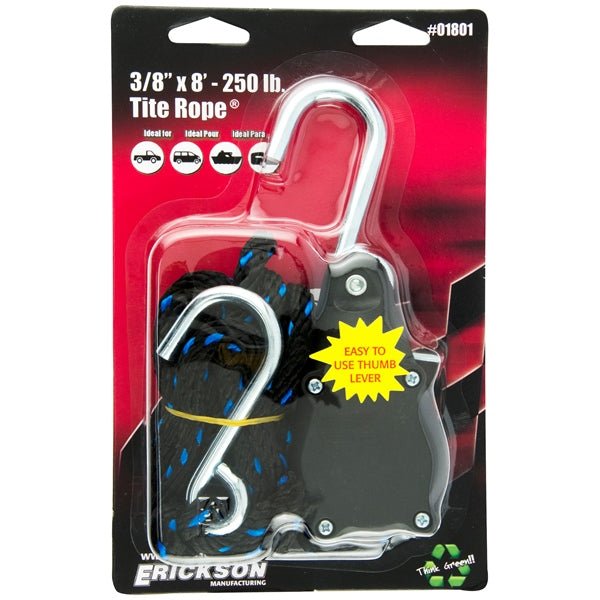 ERICKSON "(1) 3/8""X8' 250 LB ROPE RATCHET" - DRIVEN Canada's Powersports 01801