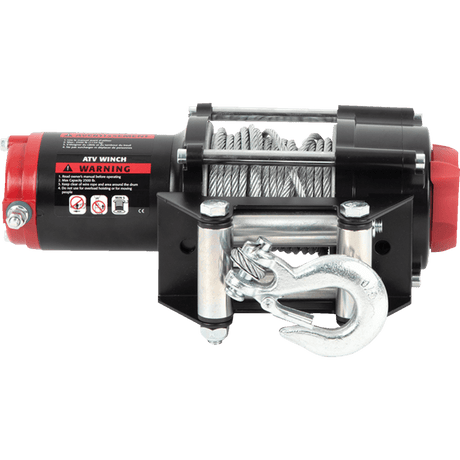 ERICKSON 2500 LB DC WINCH 3/16" X 50' STEEL ROPE (06422) - DRIVEN Canada's Powersports 06438306422606422