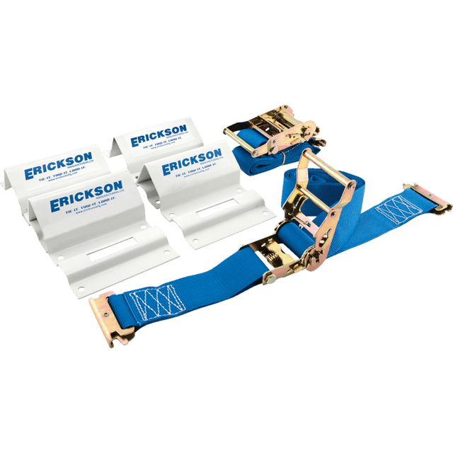 ERICKSON 2'X6.5' 1500LB RATCHET POWDER COAT CHOCK 24PC BOLT SET - DRIVEN Canada's Powersports 09163