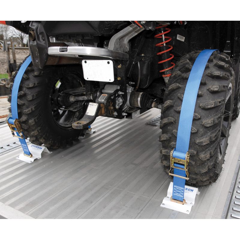 ERICKSON 2'X6.5' 1500LB RATCHET POWDER COAT CHOCK 24PC BOLT SET - DRIVEN Canada's Powersports 09163