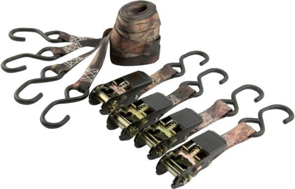 ERICKSON "(4)1""X10' 900 LB RATCHET TIE DOWN STRAP CAMOUFLAGE" - DRIVEN Canada's Powersports 01419