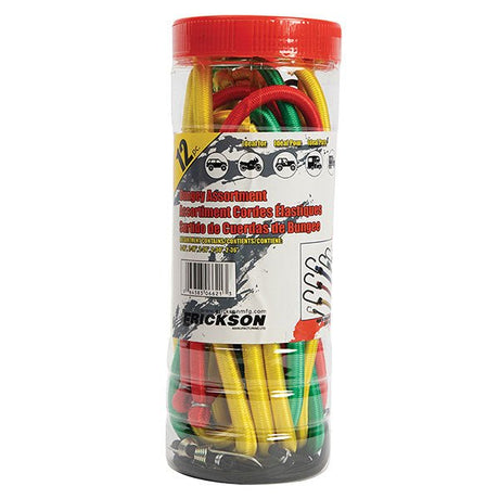 ERICKSON ASSORTED JAR OF BUNGEY CORDS 25PC (06622) - DRIVEN Canada's Powersports 06622