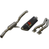 AKRAPOVIC RS 660 EXHAUST RACE SS/CF Front - Driven Powersports