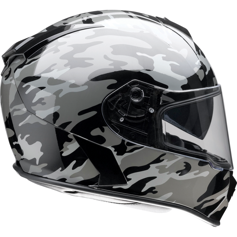 Z1R HLMT WARRANT Camo Black/Gray Right Side - Driven Powersports
