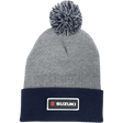 FACTORY EFFEX BEANIE W/POM SUZ NVY (23 - 86402) - DRIVEN Canada's Powersports 23 - 86402