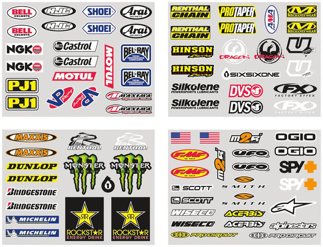 FACTORY EFFEX IRON - ON SPONSOR KIT (08 DESIGN) (11 - 82120) - DRIVEN Canada's Powersports 11 - 82120