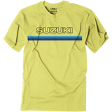 FACTORY EFFEX TEE SUZ THROWBACK Yellow Front - Driven Powersports
