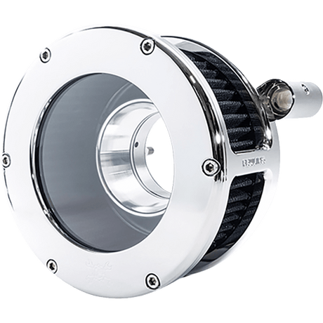 FEULING OIL PUMP CORP. AIR CLEANER BA COVER CHROME/BLACK 93 - 99 EVO BT - DRIVEN Canada's Powersports 5568