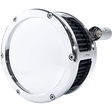 FEULING OIL PUMP CORP. AIR CLEANER BA SOLID COVER CHROME/BLACK 93 - 99 EVO BT (5567) - DRIVEN Canada's Powersports 5567