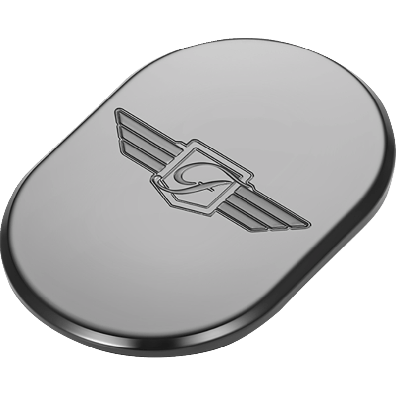 FIGURATI DESIGNS BACK FENDER COVER WITH LOGO - LEFT - DRIVEN Canada's Powersports FD - 01 - AC - BLK - LT