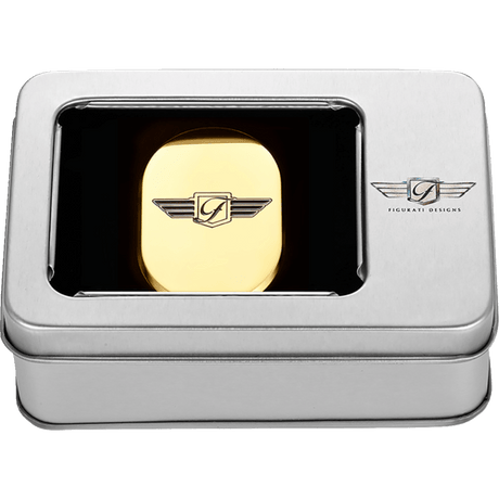 FIGURATI DESIGNS BACK FENDER COVER WITH LOGO - LEFT - DRIVEN Canada's Powersports FD01 - AC - GLD - LT