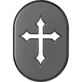 FIGURATI DESIGNS BACK FENDER COVER WITH MALTESE CROSS - LEFT - DRIVEN Canada's Powersports FD41 - AC - BLK - LT