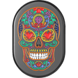 FIGURATI DESIGNS BACK FENDER COVER WITH SUGAR SKULL - LEFT - DRIVEN Canada's Powersports FD30 - AC - BLK - LT