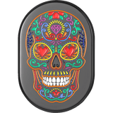 FIGURATI DESIGNS BACK FENDER COVER WITH SUGAR SKULL - LEFT - DRIVEN Canada's Powersports FD30 - AC - BLK - LT