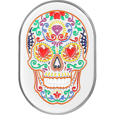FIGURATI DESIGNS BACK FENDER COVER WITH SUGAR SKULL - LEFT - DRIVEN Canada's Powersports FD30 - AC - SS - LT