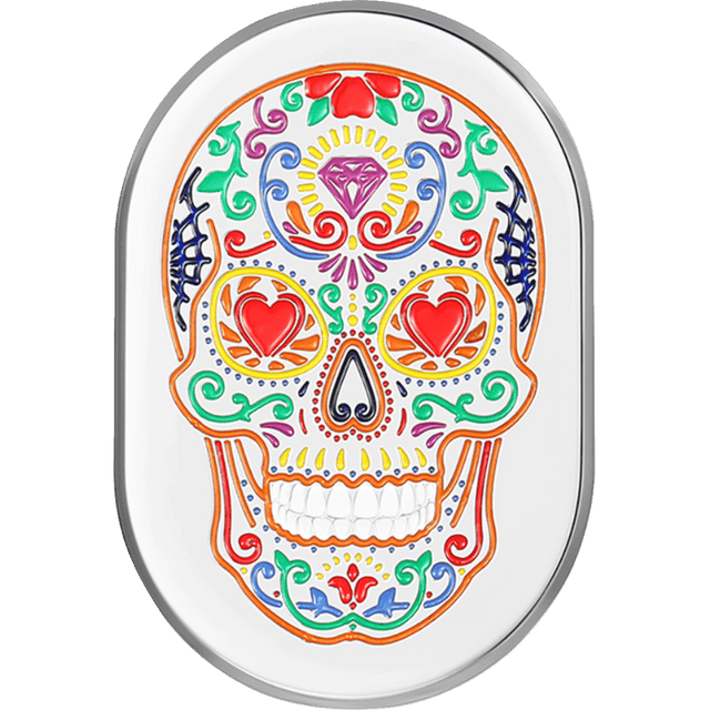 FIGURATI DESIGNS BACK FENDER COVER WITH SUGAR SKULL - LEFT - DRIVEN Canada's Powersports FD30 - AC - SS - LT