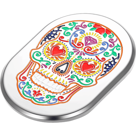 FIGURATI DESIGNS BACK FENDER COVER WITH SUGAR SKULL - LEFT - DRIVEN Canada's Powersports FD30 - AC - SS - LT