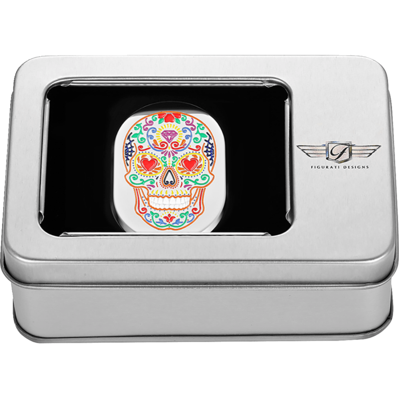 FIGURATI DESIGNS BACK FENDER COVER WITH SUGAR SKULL - LEFT - DRIVEN Canada's Powersports FD30 - AC - SS - LT