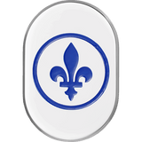 FIGURATI DESIGNS BLUE FLEUR - DE - LIS ANTENNA COVER LEFT - DRIVEN Canada's Powersports FD05 - AC - SS - LT
