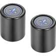 FIGURATI DESIGNS BLUE FLEUR - DE - LIS DOCKING COVERS 25X32MM - DRIVEN Canada's Powersports FD05 - 25.2/32 - BK