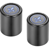 FIGURATI DESIGNS BLUE FLEUR - DE - LIS DOCKING COVERS 25X32MM - DRIVEN Canada's Powersports FD05 - 25.2/32 - BK